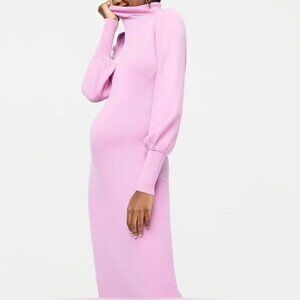 Hatch x J.Crew Balloon-Sleeve Sweater-Dress